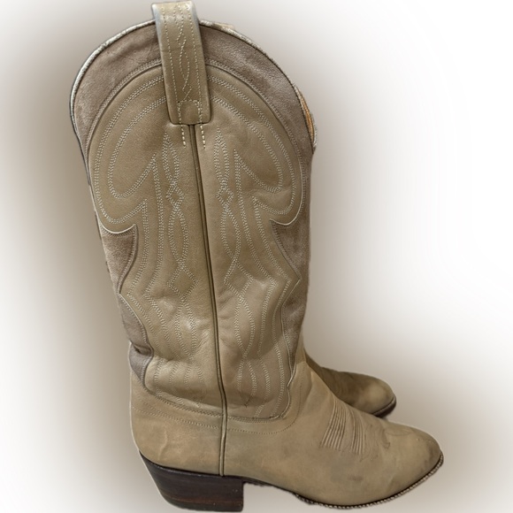 Dan Post Men's Western Boots in Light Tan - Picture 6 of 6